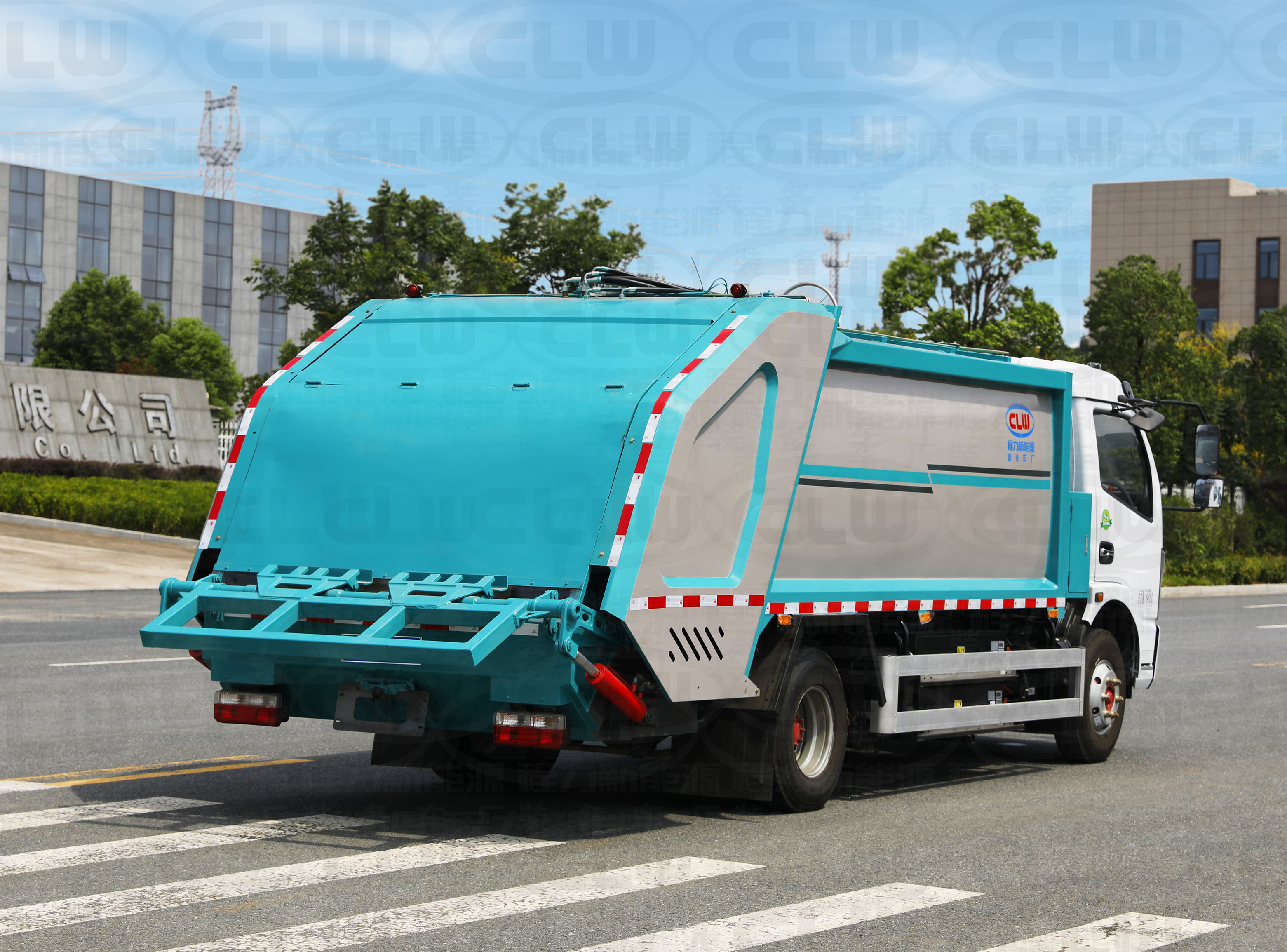 東風(fēng)凱普特純電動(dòng)8方壓縮垃圾車(chē)圖片4